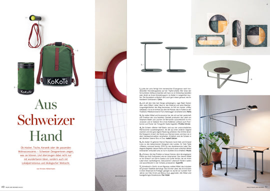 Aus Schweizer Hand: pan mobili in der Ausgabe 08 / 2021 von Raum und Wohnen